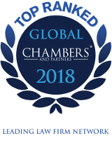 Ranked in global Chambers And Partners 2018, Leading Law Firm Network